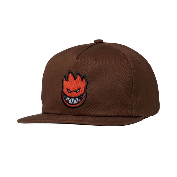 Spitfire. Big Head Fill Snapback. Brown/Red.