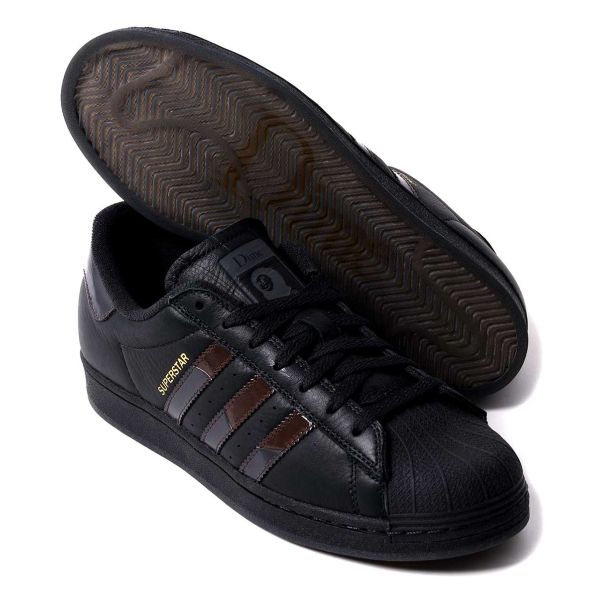 adidas. x adidas Superstar ADV. Carbon/Grey Five/Brown.