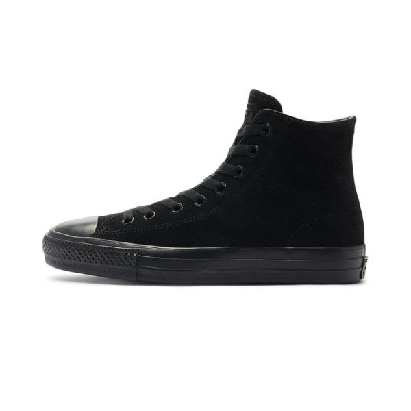 attribut gavnlig Kollega Converse Cons. Chuck Taylor All Star Pro High. (Suede) Black/Black/Black.