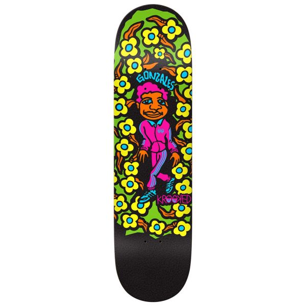 Konfrontere Ejendommelige Meget rart godt Krooked. Gonz Black Light Pro Deck 8.5. Black/Multi.