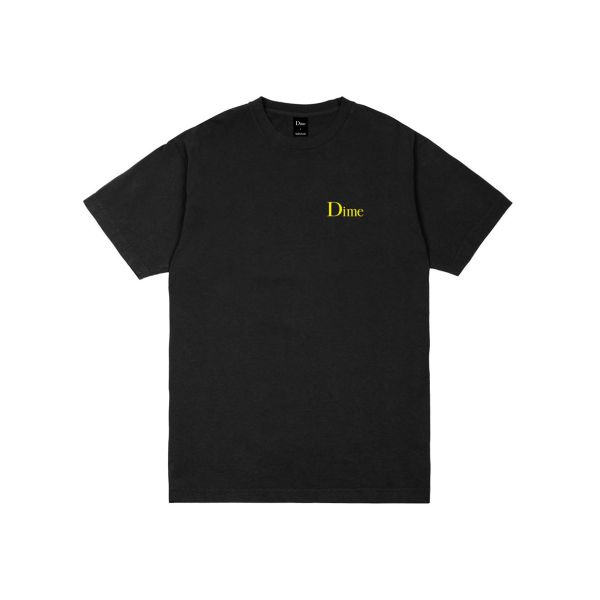 Dime x Spitfire. Swirl T Shirt. Black.
