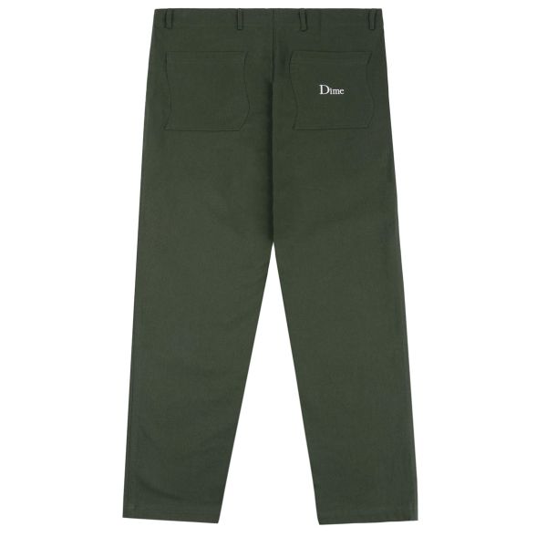 DIME チノパン（オリーブ） Dime. Chino Pants. Dark Olive.