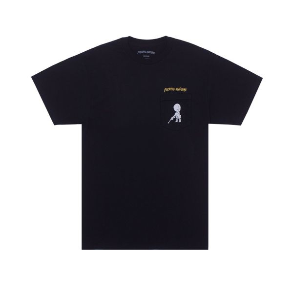 Fucking Awesome. Baby Pocket Tee. Black.