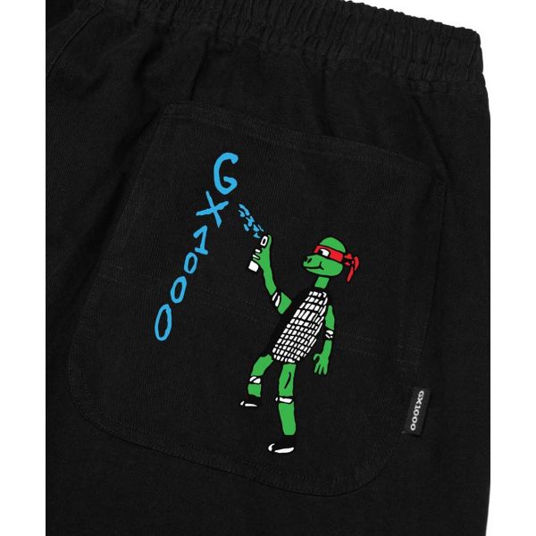 GX1000. Spray Paint Pant. Black.
