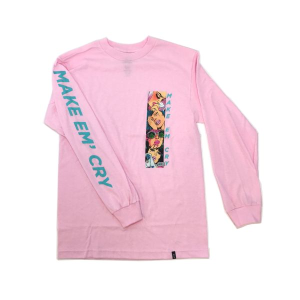 超特価セール商品 HUF ロンT L MAKE EM CRY PT 2 L/S TE ホワイト