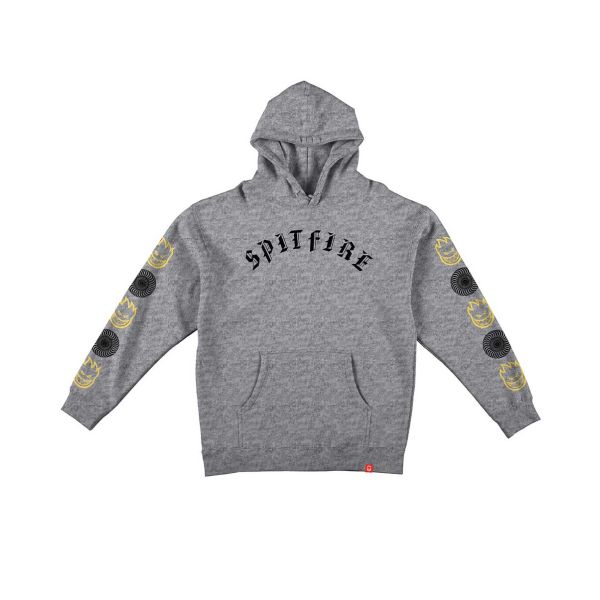 Spitfire hoodie grey on sale