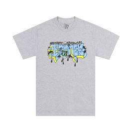 【BRONZE 56K】 Streaker Logo Tee Heather Grey STREAKER LOGO TEE – Blacklist