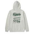 1piu1uguale3 BIG CABLE HOODIE ダークグレー メンズ