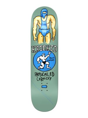 KROOKED - KROOKED &amp;three weatherスケートボード Krooked Wild Style DLX Complete Skateboard 8.38