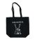 808 Skate. Aloha Canvas Tote Bag. Black.