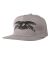 Anti Hero. Basic Eagle Snapback Hat. Grey/ Black.