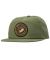 Anti-Hero. Eagle Round Snapback Hat. Moss/ Brown.