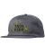 Anti-Hero. AH Heiroglyphics Snapback Hat. Charcoal.