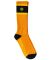 Anti-Hero. Hencho Por Embroidered Sock. Orange/ Yellow.
