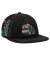 HUF. Transportation Connection Snapback Hat. Black.