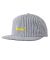 Krooked. Skript Snapback Hat. Stripe.