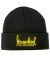 Krooked. Skript Beanie. Black/ Yellow.