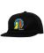 Krooked. Mad Back Snapback Hat. Black.