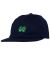 Krooked. Eyes Snapback. Navy/ Green.