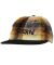 Krooked. Double OK Script Strapback Hat. Flannel.