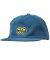 Krooked. Eyes Snapback Hat. Washed Denim.