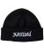 Krooked. Double OK Script Beanie. Black.