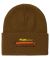 Krooked. Koffin Cuff Beanie. Brown.