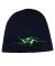 Limosine. Spiral Skully. Black/Neon Green.
