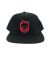 Spitfire. Big Head Snapback Hat. Black/ Red.