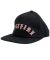 Spitfire. Old E Arch Snapback. Black/ Red.