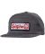 Spitfire. Courier Patch Snapback. Charcoal/White.