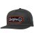 Spitfire. Courier Patch Snapback. Charcoal/Black.