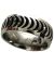 Spitfire. Crescent Steel Ring. Black.