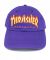 Thrasher. Flame Old Timer Hat. Purple.