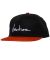 Venture. Basic 92 Snapback Hat. Black/ Red.