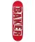 Baker. Spanky Brand Name Deck. Red. 8.25.