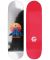 Jason Park x GUNSHIP LTD Deck. 8.25' x 32.0' - 14.25' WB. Silver Foil.
