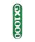 GX1000. OG Logo Deck Green. 8.5