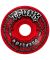 Spitfire. F4 97a. T-Funk Raw Radial Full Shape Wheels. Red.