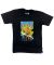 808 Skate. Warrior T-Shirt. Black/Multi-Color.