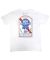808 Skate. 30 Year Ribbon T Shirt. White.