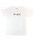 Dime. Basic Logo T Shirt. White.