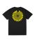 Dime x Spitfire. Swirl T Shirt. Black.