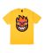 Dime x Spitfire T Shirt. Yellow.