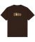 Dime. Munson T-Shirt. Deep Brown.