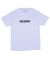 GX1000. Dithered Logo T Shirt. White.