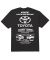 HUFx TRD. Service Department T-Shirt. Black.