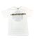 Independent. Metallic Bar Cross T Shirt. White/ Gold.