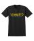 Krooked. Eyes T Shirt. Black/ Yellow/ Blue.