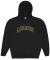 Limosine. Black Vinyl Hoodie. Black.